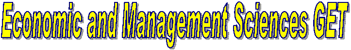 Economic and Management Sciences